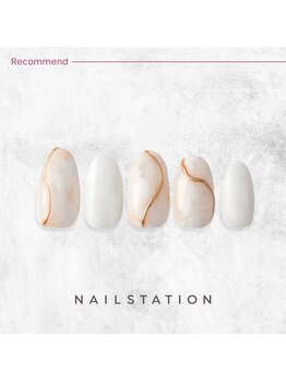 ネイルステーション ルミネ新宿1店(NAIL STATION)/ニュアンスネイル／パラジェル