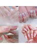 【流行りのチークネイル☆】9000円～（持込デザインOK！）