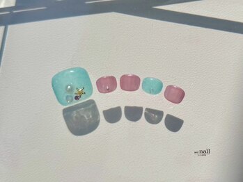 アンドラッシュ アンドネイル 本郷三丁目駅前店(and lash/and nail)/フット定額 華やか