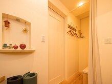 荷物置き場。更衣室。