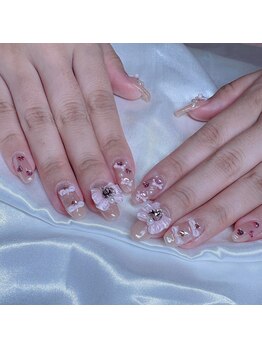 リボンネイル【¥12200】