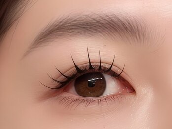 ミナリス 高槻店(MinaLis)の写真/LEDマツエク×まつげパーマ(アンドヘルシー)で毎日続く美しい束感まつげ♪専門店で叶える理想の目元へ♪