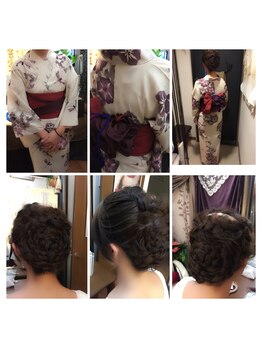 キューティエム (Cutie m)/浴衣とヘアアレンジ