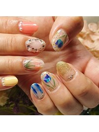 フラワー　シェル　ニュアンス