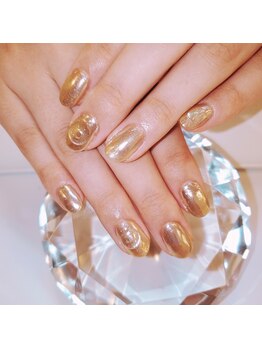 トータルビューティーサロン ドールズ(total beauty salon Dolls)/ミラーネイル ちゅるるん♪