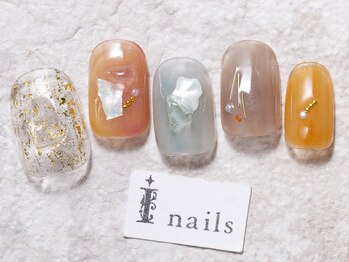 アイネイルズ 渋谷店(I nails)/ちゅるん天然石￥8480［渋谷］