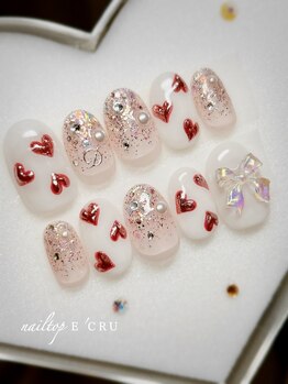 ネイルトップエクル(nail top E CRU)/ハートミラー