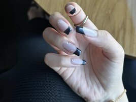 【Karin.m】ネイビーフレンチ