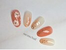 シンプルコース/フラワーネイル