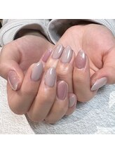 ララ 渋谷(LaLa)/シンプル/チグハグネイル