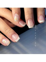 Mネイル 伏見店/haruka nail × お花ネイル