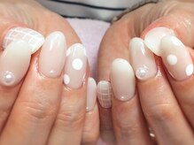 ネイルネイル 南森町店(nailnail)/自爪を透けさせるのがいまどき♪