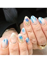 フラワー　シェル　ニュアンス