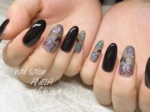 アネラ(ANELA)/黒ネイル