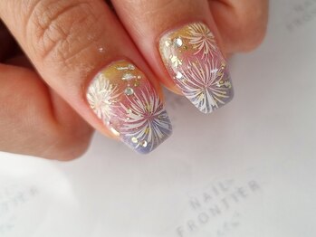 ネイルフロンティア 吉祥寺(NAIL FRONTIER)/手描き花火ワンホン14980円~