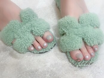 リーチェ ネイルズ(Riche Nails)/オーロラバカラネイル