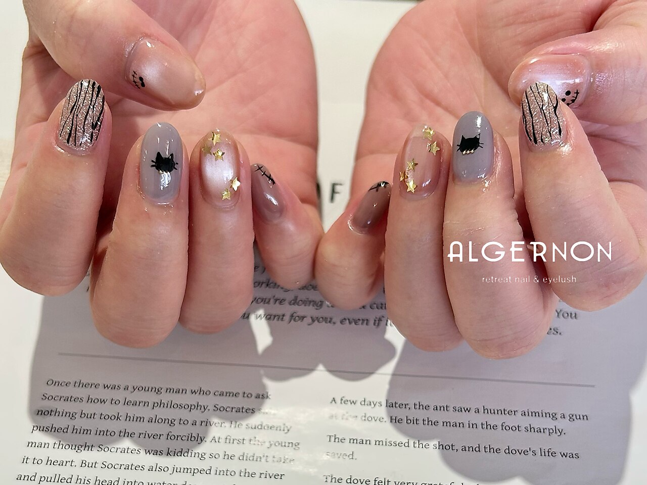 2025年秋トレンド】スタッズ ハロウィンのネイルデザイン集