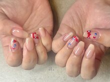 手描きネイルもやってます☆insta→nailstudio_a._