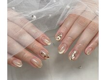 エクラベル(E'clat belle)/大人可愛いほんのりXmas nail