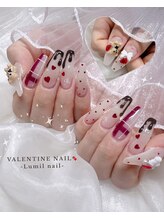 ルミール ネイル(Lumil nail)/バレンタインネイル