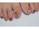マジョラム ネイル(Marjoram Nail)の写真/持ち込みデザインもOK！シンプルフットネイルや手描きアートまで種類豊富☆
