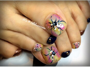 ネイルサロンアンドスクールエムズブロッサム(Nailsalon & school M's Blossom)/FOOTアートやり放題コース