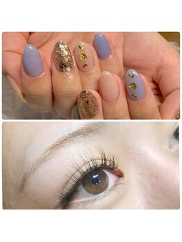 リリー ネイル アンド アイラッシュ(RILY Nail & Eyelash)の写真/鳥取駅徒歩3分♪当日予約可ネイル4500円～マツエクつけ放題シングル3950円フラット4950円