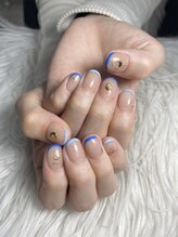 インプレス 鶴見店(Impress)/ブルーフレンチネイル