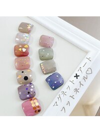 凸凹しないアート★フットジェル