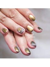 たゆ ネイル(たゆnail)/個性派パラジェルツイードネイル