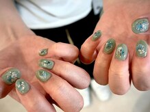 ヌル ネイル 堀江(NURU NAIL HORIE)/ひと癖ニュアンスデザイン☆