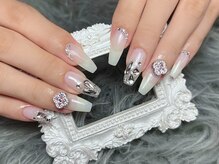 ダークハニー 池袋店(Dark Honey)/ホワイトラグジュアリーネイル