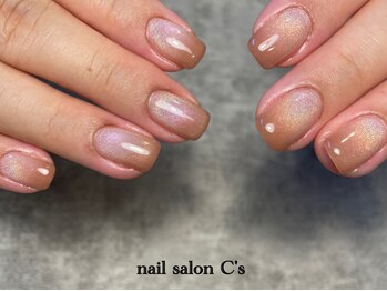 シーズ(C's)の写真/美フォルムに整え指先をきれいに見せるデザインが得意！シンプルだからこそ周りと差をつけ品のある手元に☆