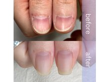 職場や学校にバレない◎自爪風ツヤなし