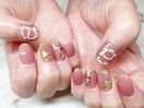 ホリデーネイル/フェミニン