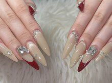 ネスネイル 池袋(Nes.nail)/フレンチ×マグネット