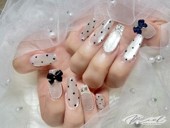 キラキラマグネットネイル