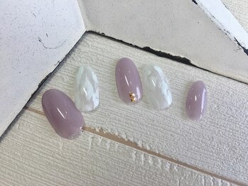 ネイルサロン クイル(QUILL)/９月シンプルアート（１）