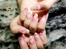シュガーネイル(sugar nail)/さくらんぼネイル
