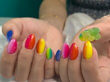 リアンジェ(Lianje)/レインボー縦グラデーション