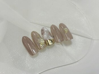 プティ アイビューティ 京橋店(peTiT eyebeauty)/ニュアンス 大理石風