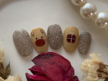 シキナ(shikina)/トナカイ　プレゼント　ラメ