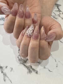 ☆マググラデ×薔薇ネイル☆