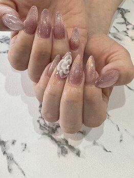 ☆マググラデ×薔薇ネイル☆