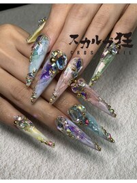 シェル埋め込みインクアート