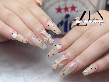 ゼン ネイル デザイン 池袋(ZEN NAIL DESIGN)/長さだしやり放題×つけ放題