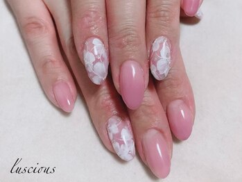 ラシェスキタモト (luscius kitamoto)/春フラワーネイル