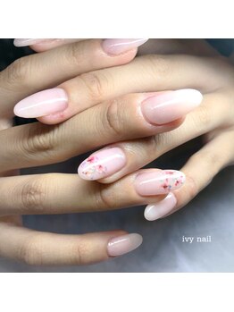 アイビーネイル(ivy-nail)/押し花ネイル♪