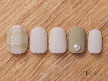 アイネイルズ 吉祥寺店(I nails)/マットチェックネイル[吉祥寺]