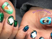 アン ジョーヌドラゴ/【自爪ネイル】プリントネイル